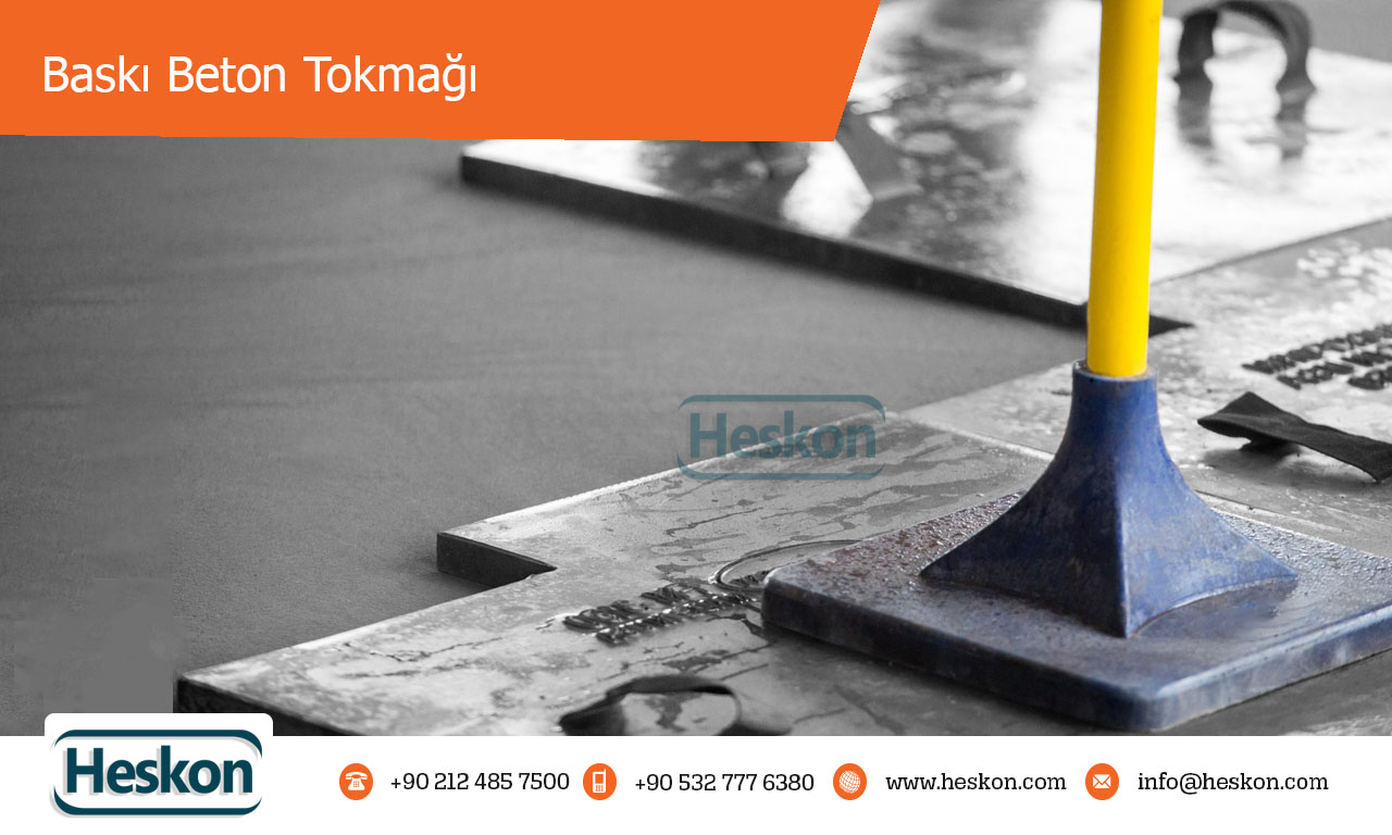 baski beton tokmagi damga
