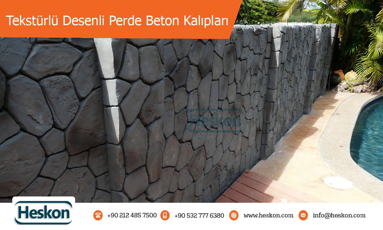 teksturlu perde beton kaliplar